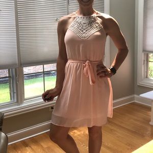 Blush light weight dress